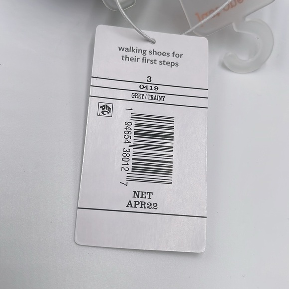 NWT Carter's Just One You Baby Boys' Trainee Gray & Blue Sneakers Size 3 - Picture 11 of 11